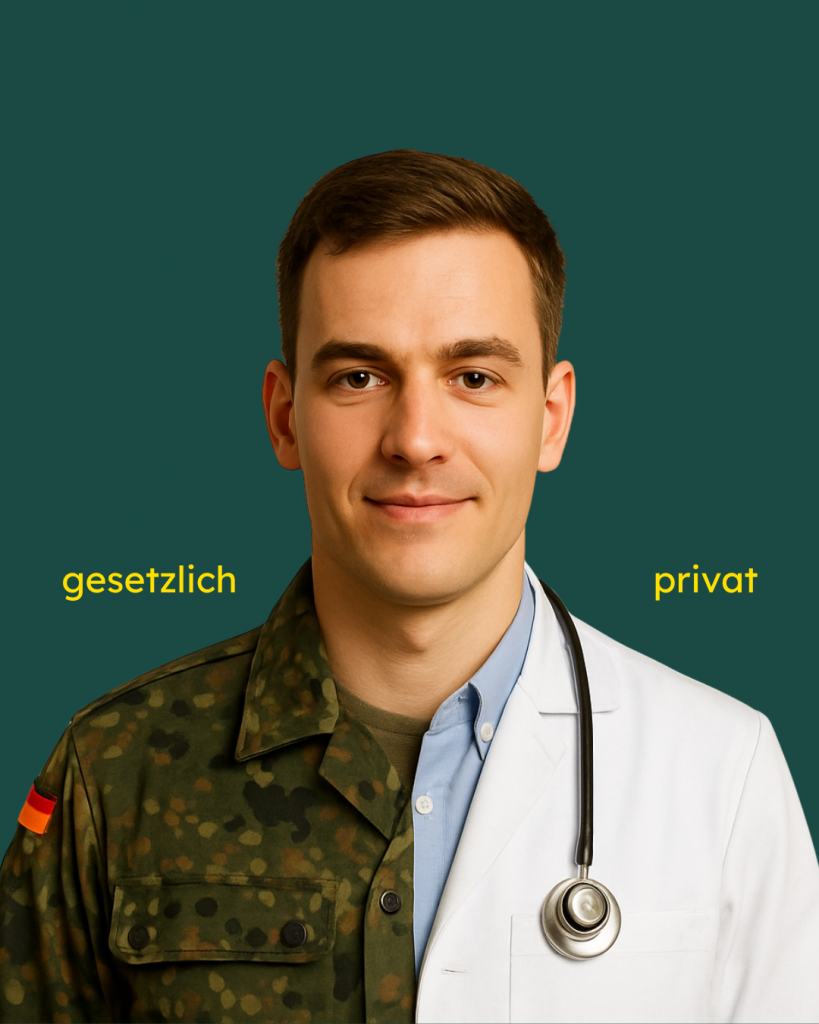 Krankenversicherung bei der Bundeswehr - gesetzlich oder privat?